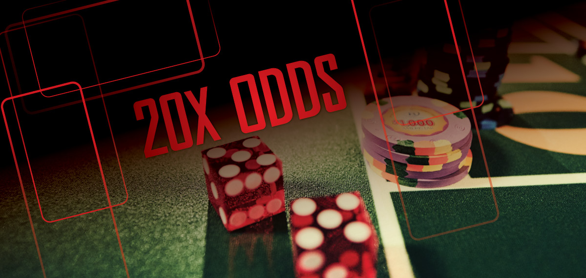 20x Odds image of dice